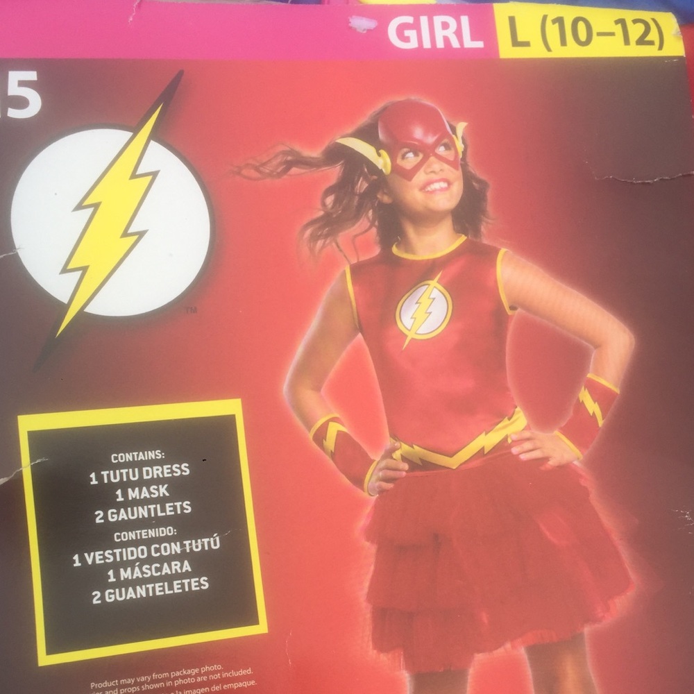 Brand new Flash girls costume